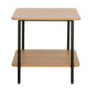 ΜΕΤΑΛΛΙΚΟ ΚΟΜΟΔΙΝΟ Fylliana FL2504 BLACK OAK ΧΡΩΜΑ 50x50x50εκ