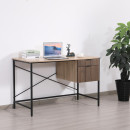 ΜΕΤΑΛΛΙΚΟ ΓΡΑΦΕΙΟ Fylliana Edge 1932 SONOMA-WALLNUT ΧΡΩΜΑ 120x60x76εκ