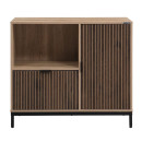 ΚΟΜΟΤΑ Fylliana Rythmos SONOMA-WALLNUT ΧΡΩΜΑ 90x40x80εκ