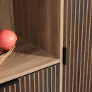 ΚΟΜΟΤΑ Fylliana Rythmos SONOMA-WALLNUT ΧΡΩΜΑ 90x40x80εκ