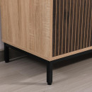 ΚΟΜΟΤΑ Fylliana Rythmos SONOMA-WALLNUT ΧΡΩΜΑ 90x40x80εκ