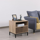 ΚΟΜΟΔΙΝΟ Fylliana Rythmos SONOMA-WALLNUT ΧΡΩΜΑ 50x40x50εκ