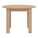 ΣΤΡΟΓΓΥΛΟ ΤΡΑΠΕΖΙ ΤΡΑΠΕΖΑΡΙΑΣ ANCONA ARTISAN OAK ΧΡΩΜΑ 109x109x77εκ