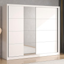 ΝΤΟΥΛΑΠΑ ΜΕ ΚΑΘΡΕΦΤΗ ALBI 245 ΛΕΥΚΟ ΧΡΩΜΑ 245x60x216εκ ΝΤΟΥΛΑΠΑ ΜΕ ΚΑΘΡΕΦΤΗ ALBI 245 ΛΕΥΚΟ ΧΡΩΜΑ 245x60x216εκ