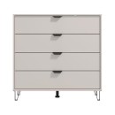 ΚΟΜΟΤΑ-ΣΥΡΤΑΡΙΕΡΑ LUCCA 4F CASHMERE 93x40x90εκ