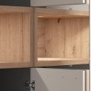 ΝΤΟΥΛΑΠΑ DONALD 4K2F1O h227 CASHEMERE/ARTISAN OAK ΧΡΩΜΑ 179x57x227εκ
