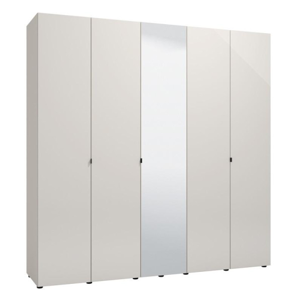 ΝΤΟΥΛΑΠΑ LUCCA 5K1O h227 CASHMERE-ΛΕΥΚΟ ΧΡΩΜΑ 224x57x227εκ