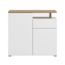 ΚΟΜΟΤΑ-ΜΠΟΥΦΕΣ ATERNO 103 2K1F2V ΛΕΥΚΟ/ARTISAN ΧΡΩΜΑ 103x40x94εκ