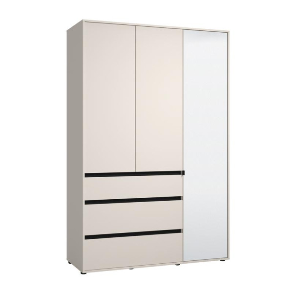 ΝΤΟΥΛΑΠΑ CORBETT 3K3F1O h211 CASHMERE/ΜΑΥΡΟ ΜΑΤ ΧΡΩΜΑ 138x55x211εκ