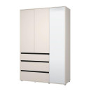 ΝΤΟΥΛΑΠΑ CORBETT 3K3F1O h211 CASHMERE/ΜΑΥΡΟ ΜΑΤ ΧΡΩΜΑ 138x55x211εκ