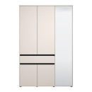 ΝΤΟΥΛΑΠΑ CORBETT 3K1F1O h211 CASHMERE/ΜΑΥΡΟ ΜΑΤ ΧΡΩΜΑ 138x55x211εκ