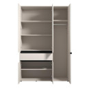 ΝΤΟΥΛΑΠΑ CORBETT 3K1F1O h211 CASHMERE/ΜΑΥΡΟ ΜΑΤ ΧΡΩΜΑ 138x55x211εκ