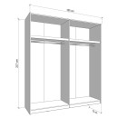 ΝΤΟΥΛΑΠΑ VEYMONT 200 OG h217 ARTISAN ΧΡΩΜΑ 195x61x218εκ