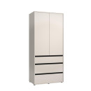 ΝΤΟΥΛΑΠΑ CORBETT 2K3F h211 CASHMERE/ΜΑΥΡΟ ΜΑΤ ΧΡΩΜΑ 93x55x211εκ