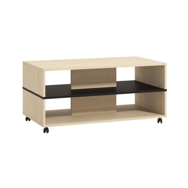 ΤΡΑΠΕΖΑΚΙ ΣΑΛΟΝΙΟΥ SAVIO LIGHT PORT OAK/BLACK OAK 101x55x48εκ