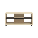 ΤΡΑΠΕΖΑΚΙ ΣΑΛΟΝΙΟΥ SAVIO LIGHT PORT OAK/BLACK OAK 101x55x48εκ