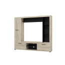 ΚΕΝΤΡΟ ΨΥΧΑΓΩΓΙΑΣ-ΣΥΝΘΕΣΗ LORCA GREY OAK / ΜΑΥΡΟ 195x35x171εκ ΚΕΝΤΡΟ ΨΥΧΑΓΩΓΙΑΣ-ΣΥΝΘΕΣΗ LORCA GREY OAK / ΜΑΥΡΟ 195x35x171εκ