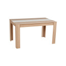 ΤΡΑΠΕΖΙ ΤΡΑΠΕΖΑΡΙΑΣ DOMUS 135 SONOMA OAK-ΛΕΥΚΟ 135x81x75εκ ΤΡΑΠΕΖΙ ΤΡΑΠΕΖΑΡΙΑΣ DOMUS 135 SONOMA OAK-ΛΕΥΚΟ 135x81x75εκ