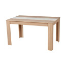 ΤΡΑΠΕΖΙ ΤΡΑΠΕΖΑΡΙΑΣ DOMUS 135 SONOMA OAK-ΛΕΥΚΟ 135x81x75εκ ΤΡΑΠΕΖΙ ΤΡΑΠΕΖΑΡΙΑΣ DOMUS 135 SONOMA OAK-ΛΕΥΚΟ 135x81x75εκ