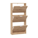 ΠΑΠΟΥΤΣΟΘΗΚΗ Base 13 ARTISAN OAK-ARTISAN OAK ΜΕ ΜΑΥΡΕΣ ΓΡΑΜΜΕΣ-ΜΑΥΡΟ 58x18x119εκ