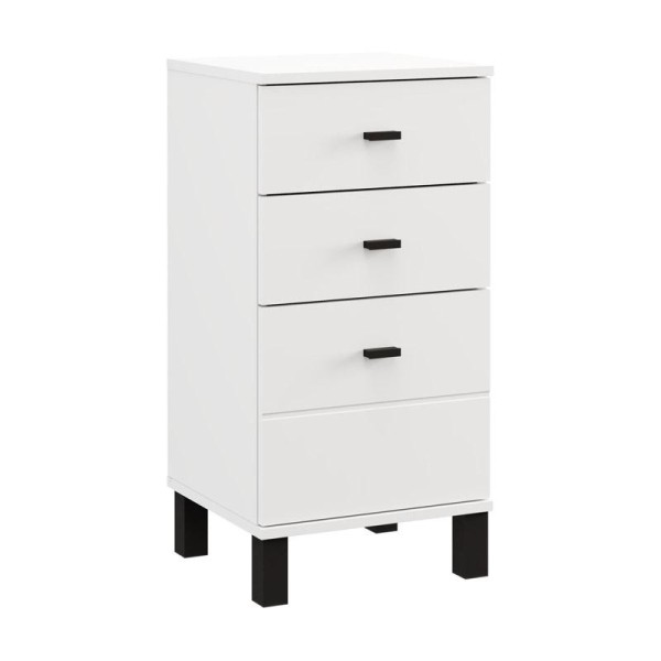 ΣΥΡΤΑΡΙΕΡΑ ALMOND 38 3F ΛΕΥΚΟ ΧΡΩΜΑ 39x35x78εκ