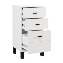 ΣΥΡΤΑΡΙΕΡΑ ALMOND 38 3F ΛΕΥΚΟ ΧΡΩΜΑ 39x35x78εκ