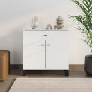 ΚΟΜΟΤΑ-ΜΠΟΥΦΕΣ ALMOND 77 2K1F2V ΛΕΥΚΟ ΧΡΩΜΑ 77x35x78εκ