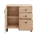 ΚΟΜΟΤΑ-ΜΠΟΥΦΕΣ ALMOND 77 2K3F1V ARTISAN OAK ΧΡΩΜΑ 77x35x78εκ