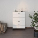 ΣΥΡΤΑΡΙΕΡΑ ALMOND 77 6F ΛΕΥΚΟ ΧΡΩΜΑ 77x35x78εκ