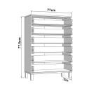 ΣΥΡΤΑΡΙΕΡΑ ALMOND 77 6F ΛΕΥΚΟ ΧΡΩΜΑ 77x35x78εκ