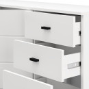 ΚΟΜΟΤΑ-ΜΠΟΥΦΕΣ ALMOND 115 3K3F2V ΛΕΥΚΟ ΧΡΩΜΑ 116x35x78εκ