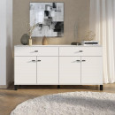 ΚΟΜΟΤΑ-ΜΠΟΥΦΕΣ ALMOND 154 4K2F4V ΛΕΥΚΟ ΧΡΩΜΑ 154x35x78εκ
