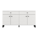 ΚΟΜΟΤΑ-ΜΠΟΥΦΕΣ ALMOND 154 4K2F4V ΛΕΥΚΟ ΧΡΩΜΑ 154x35x78εκ