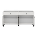 ΚΟΜΟΤΑ-ΜΠΟΥΦΕΣ ALMOND 154 4K2F4V ΛΕΥΚΟ ΧΡΩΜΑ 154x35x78εκ
