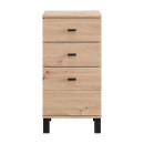 ΣΥΡΤΑΡΙΕΡΑ ALMOND 38 3F ARTISAN OAK ΧΡΩΜΑ 39x35x78εκ