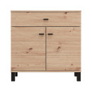 ΚΟΜΟΤΑ-ΜΠΟΥΦΕΣ ALMOND 77 2K1F2V ARTISAN OAK ΧΡΩΜΑ 77x35x78εκ
