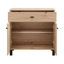 ΚΟΜΟΤΑ-ΜΠΟΥΦΕΣ ALMOND 77 2K1F2V ARTISAN OAK ΧΡΩΜΑ 77x35x78εκ