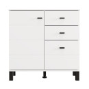 ΚΟΜΟΤΑ-ΜΠΟΥΦΕΣ ALMOND 77 2K3F1V ΛΕΥΚΟ ΧΡΩΜΑ 77x35x78εκ