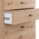 ΣΥΡΤΑΡΙΕΡΑ ALMOND 77 3F ARTISAN OAK ΧΡΩΜΑ 77x35x78εκ