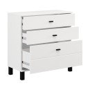 ΣΥΡΤΑΡΙΕΡΑ ALMOND 77 3F ΛΕΥΚΟ ΧΡΩΜΑ 77x35x78εκ