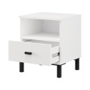 ΚΟΜΟΔΙΝΟ SALAMIS NO1F ΛΕΥΚΟ ΧΡΩΜΑ 39x35x45εκ
