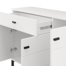 ΚΟΜΟΤΑ-ΜΠΟΥΦΕΣ SALAMIS 115 3K1F3V ΛΕΥΚΟ ΧΡΩΜΑ 116x35x78εκ