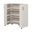 ΠΑΠΟΥΤΣΟΘΗΚΗ ISLAY 91 2K h113 CASHMERE ΧΡΩΜΑ 92x33x113εκ