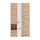 ΝΤΟΥΛΑΠΑ CAMPSIE 3K1F1O h207 ARTISAN OAK ΧΡΩΜΑ 118x52x208εκ