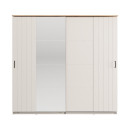 ΝΤΟΥΛΑΠΑ ΜΕ ΚΑΘΡΕΦΤΗ LAMBETH 220 OG h205 CASHMERE-ARTISAN OAK ΧΡΩΜΑ 220x62x205εκ