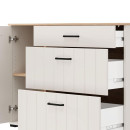 ΚΟΜΟΤΑ-ΣΥΡΤΑΡΙΕΡΑ LAMBETH 117 2K3F1V CASHMERE-ARTISAN OAK ΧΡΩΜΑ 118x41x86εκ