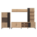 ΚΕΝΤΡΟ ΨΥΧΑΓΩΓΙΑΣ-ΣΥΝΘΕΣΗ AVIGNON ARTISAN OAK-ARTISAN OAK ΜΕ ΜΑΥΡΕΣ ΓΡΑΜΜΕΣ-ΜΑΥΡΟ 263x40x167εκ ΚΕΝΤΡΟ ΨΥΧΑΓΩΓΙΑΣ-ΣΥΝΘΕΣΗ AVIGNON ARTISAN OAK-ARTISAN OAK ΜΕ ΜΑΥΡΕΣ ΓΡΑΜΜΕΣ-ΜΑΥΡΟ 263x40x167εκ