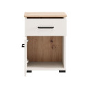 ΚΟΜΟΔΙΝΟ LAMBETH NO1F1V CASHMERE-ARTISAN OAK ΧΡΩΜΑ 41x41x54εκ
