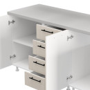 ΣΥΝΘΕΣΗ ΚΟΥΖΙΝΑΣ DRINA 180 ΛΕΥΚΟ-SAND HIGH GLOSS ΧΡΩΜΑ 180x60x213εκ