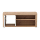 ΤΡΑΠΕΖΑΚΙ ΣΑΛΟΝΙΟΥ Argyll ΛΕΥΚΟ ΜΕ ARTISAN OAK ΧΡΩΜΑ 121x55x49εκ